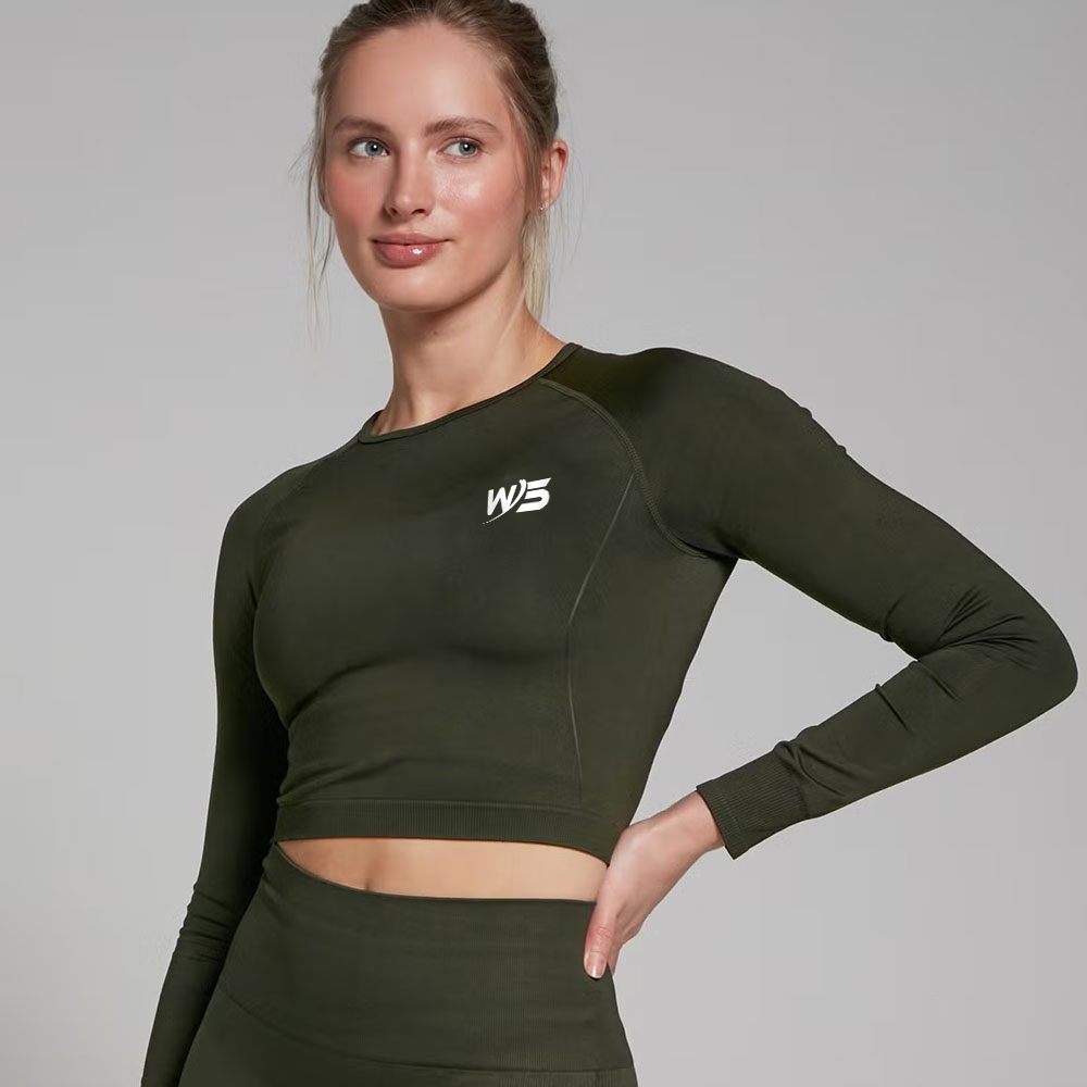 Seamless Long Sleeve Crop Top